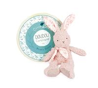 Doudou et Compagnie - Pantin Coniglio - Doudou Bio - Rosa - 25 cm - DOUDOU BOTANIC Bio - DC3970