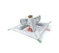 Doudou et Compagnie - Pantofole Bambino - Modello Grigio Adorabile - Pantofole morbide e calde con frischiume ricamate - Taglia Nascita - 80% cotone, 20% elastan, lavabile a 30° - DC3709