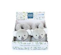 Doudou et Compagnie - Pantofole - Koala - 0-6 mesi - Grigio - Idea Regalo Di Nascita - Bambino e Me - Unicef - DC3997