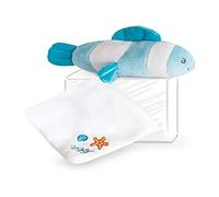 Doudou et Compagnie - Peluche Pesce Carino con Doudou - 16 cm - Verde mandorla - DC3656