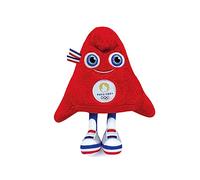 Doudou et Compagnie - Peluche Phryge 23 cm in sacchetto - mascotte ufficiale dei Giochi olimpici Parigi 2024 - peluche rosso a forma di berretto frigiano - JO Paris 2024 - 23 cm - JO2409