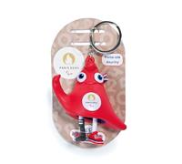 Doudou et Compagnie - Portachiavi Mascotte Phryge Paralimpico - Mascotte ufficiale dei giochi olimpici e paralimpici - in plastica - 7 cm - Idea regalo regalo souvenir delle JO Paris 2024 - JO2415