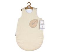Doudou et Compagnie - Sacco nanna HAPPY WILD - Morbido beige per neonati da 0 a 6 mesi - 70 cm - Cocon Morbidezza - Comfort per il sonno - Apertura a pressione - Regalo di nascita - DC4042
