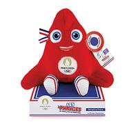 Doudou et Compagnie - Tartaruga ufficiale JO 30 cm - Giochi olimpici Parigi 2024 - Peluche extra morbido - Forma Berretto Frigiano - Regalo per nascita -