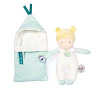 Doudou Jolijou Miminko in piumino trapuntato 20 cm - Turchese