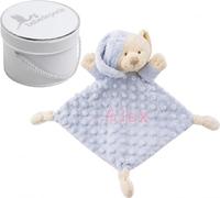 Doudou Neonato Personalizzato con Nome BigBunny | Peluche Morbido e Copertina di Attaccamento Ricamata a Mano | idea Regalo Nascita | BebeDeParis