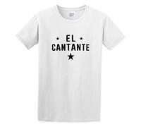 DOUDOUMAO El Cantante Short Sleeve Mens T-Shirt White M
