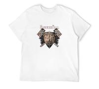 DOUDOUMAO Swift Men's HammerFall Logo T-Shirt T-Shirt Whites