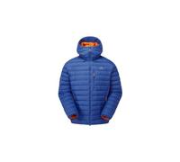 Doudoune mountain equipment earthrise con cappuccio blu homme