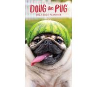 Doug the Pug 2-Year 2025-26 3.5 X 6.5 Monthly Pocket Planner