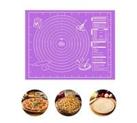 Dough Rolling Mat - Non Slip Silicone, Reusable Pastry Mats for Bakings Prep Use, Rolling Mat for Kitchen Baking Use, Food Grade Baking Pad, Home Cooking 23.62 * 17.72 * 0.11inch
