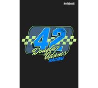 Douglas Adams Racing Notebook: Blank Lined Notebook, Journal, Diary, Note Pad, Writing Notes, 110 Pages, For Students, Work or Personal Use
