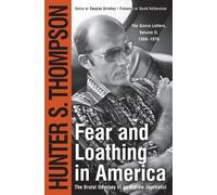 Douglas Brinkley Hunter S Thompson Fear and Loathing in America (Tascabile)