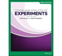 Douglas C. Montgomer Design and Analysis of Experiments, EMEA Editio (Tascabile)