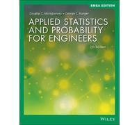 Douglas C. Montgomery Applied Statistics and Probability for Engine (Tascabile)