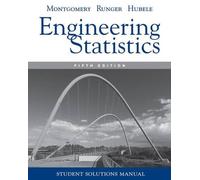 Douglas C. Montgomery George C. Run Manual Engineering Statistics, 5 (Tascabile)