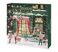 Douglas Calendario dell'Avvento 2025 verde, cura, make-up e profumi Luxury - valore merce 250 € - cura della pelle, trucco e accessori - con 3 esclusivi prodotti termali e di cura, Natale