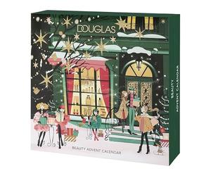 Douglas Calendario dell'Avvento 2025 verde, cura, make-up e profumi Luxury - valore merce 250 € - cura della pelle, trucco e accessori - con 3 esclusivi prodotti termali e di cura, Natale