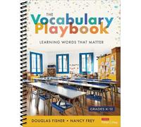 Douglas Fisher Nancy Frey The Vocabulary Playbook (Anello, filo)