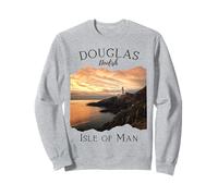 Douglas Isola di Man Souvenir Turismo Viaggi Famiglie Uomini Ragazzo Felpa