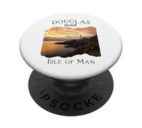 Douglas Isola di Man Souvenir Turismo Viaggi Famiglie Uomini Ragazzo PopSockets PopGrip Adesivo