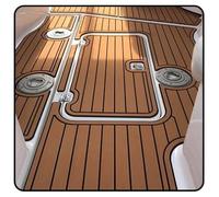 DOUGLAS MARINE Teak Sintetico Marino, Eva Tappetino Antiscivolo per Barca (Color Legno)