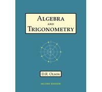 Douglas R Olson Algebra and Trigonometry (Tascabile)