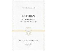 Douglas Sean O'Donnell Matthew (Copertina rigida) Preaching the Word