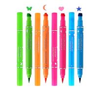 Dougoir per occhi liquidi a doppia estremità, eyeliner liquido a doppia testa - Styl della fodera degli occhi | Cosmetici impermeabili portatili per ragazze, set di 4 strumenti per il trucco