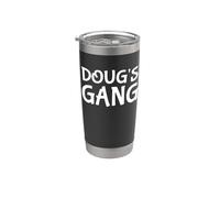 Doug's Gang First Name Doug Bachelor Party Wedding Bicchiere termico in acciaio inox doppia parete