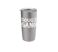 Doug's Gang First Name Doug Bachelor Party Wedding Bicchiere termico in acciaio inox doppia parete