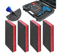 DOUJIAO Foglio di schiuma 4 pezzi-40×30×5 cm - Inserti per Cassetta degli Attrezzi | Schiuma Polyetilene Tagliabile per Organizer Cassetti, Borse Fotocamere & Scatole Fai da Te (40×30×5cm-4 pcs)