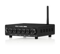 DoukAudio - Amplificatore a 2.1 con Bluetooth: Dual chip TPA3255, aptX-HD, subwoofer da 300 W e alimentatore da 48 V per audiofili (NS-14G Pro)