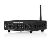 DoukAudio - Amplificatore a 2.1 con Bluetooth: Dual chip TPA3255, aptX-HD, subwoofer da 300 W e alimentatore da 48 V per audiofili (NS-14G Pro)