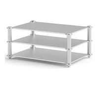 DoukAudio, supporto per rack audio in alluminio: ripiano HiFi desktop multistrato per amplificatore preamplificatore DAC Ventilato modulare Rack di archiviazione CNC Build Home Studio Setup