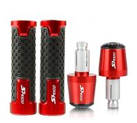 DOUKI 22 Millimetri Moto Manopole del Manubrio Maniglia Grip estremità Spina per H&Onda SH300 SH300i Sh 300 2011-2021 2014 2015 2016 2017 2018 2019 2020 (Color : Rosso)