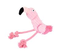 DOULITO Giocattolo per cani - Fenicottero rosa sonoro