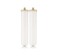 Doulton 2501 - Sistema di filtraggio dell'acqua con carbone attivo, 2 x 10 cartucce filtranti ultra ceramiche per lavello e piano di lavoro, riduce i contaminanti, elemento candela certificato