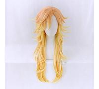 Douma Anime Kimetsu No Yaiba Heat Resistant Synthetic Hair Cosplay Wig Halloween Hair+ Wig Cap