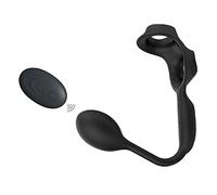 DOUMAISHOP Vibratori Anali con Anelli per Il Pene Stimolatore Prostatico con Anello per Il Pene, Massaggiatore Prostatico Stimolatore per La Prostata Vibratori Anali per Lui con Anello per Il Pene I