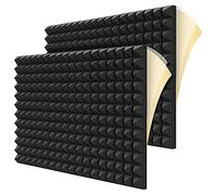 Doumneou 12 Pezzi SeRies in Schiuma Insonorizzati, Acustici Piramide da 2 Pollici X 12 Pollici X 12 Pollici X 12 Pollici per , Studio, e Ufficio