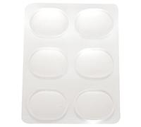 Doumneou 18 cuscinetti in gel per tamburi in silicone per tamburi controllo del tono, trasparenti