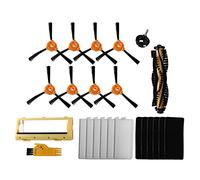 Doumneou 18Pcs Laterale Copertura Della Principale Filtro Ruota per Deebot 600 601 605 710 N79 N79S Aspirapolvere Ricambi