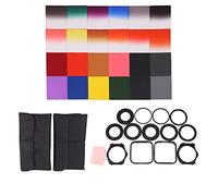 Doumneou 24pcs ND + graduato + 9pcs adattatore, supporto filtro paraluce per serie p