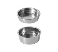 Doumneou 2PCS 51mm Acciaio Inox Macchine Da Caffè Filtro Cestello Filtro Filtro Filtro Portafiltro Senza Fondo