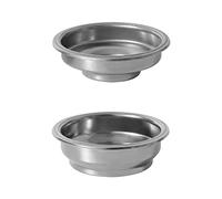 Doumneou 2PCS Acciaio 58mm Caffè Tè Filtro Cestino per Espresso Macchina Da Caffè Accessori Ciotola