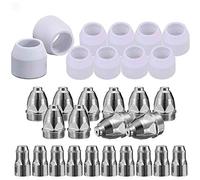 Doumneou 30 Pezzi Serry Kit di Consumabili Taglio Plasma P80, Ugello Plasma, Elettrodo Taglio Plasma P-80 1.5Mm