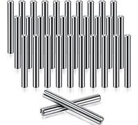 Doumneou 32 pezzi 5 mm x 40 mm staffe mensole tasselli perni in metallo libreria pioli di supporto