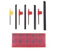 Doumneou 4 7/8/10/12Mm Sclcr Tornio Bara Alesatura Portautensili + 10Pcs Ccmt 0602 Inserti
