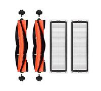Doumneou 4 Pezzi per W10 Robot Aspirapolvere Lavabile Filtro HEPA Rimovibile Rullo Principale Domestica Pulizia